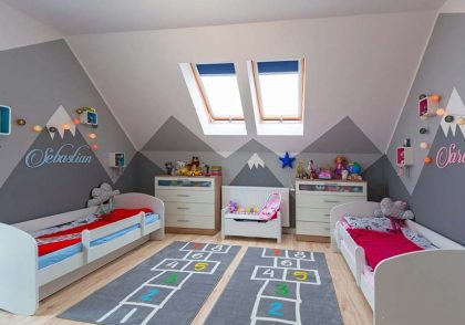 انتخاب بهترین رنگ اتاق کودک